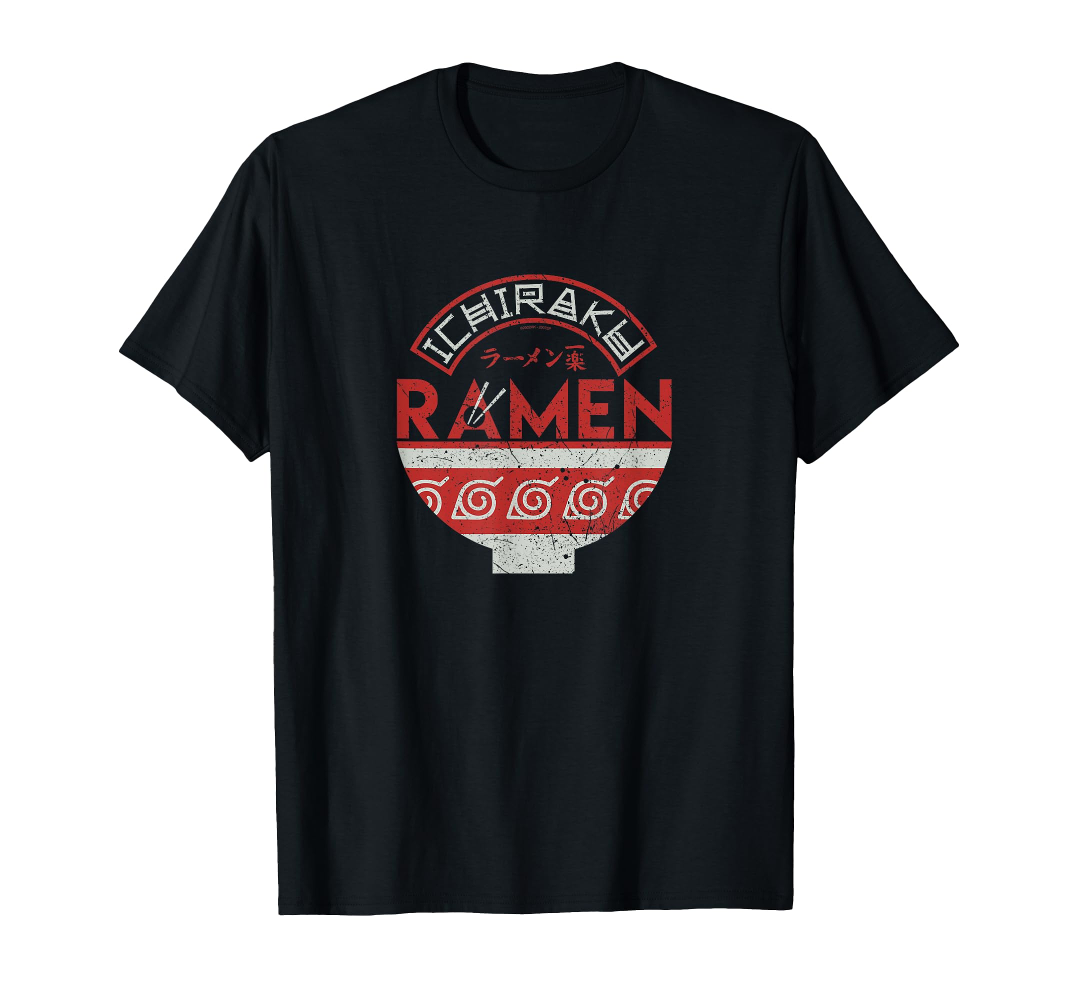 Naruto Shippuden Ichiraku Ramen Bowl Logo Anime T-Shirt