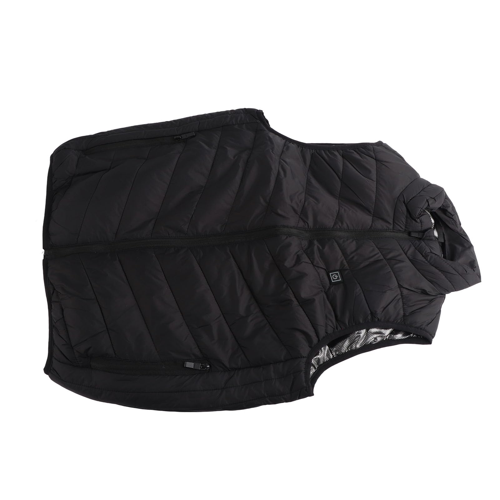 Heat Vest, Waterproof Interface Four Zones Heating Rapid Temperature Rise 3 Gears Unisex Heated Jacket for Outdoor (L)