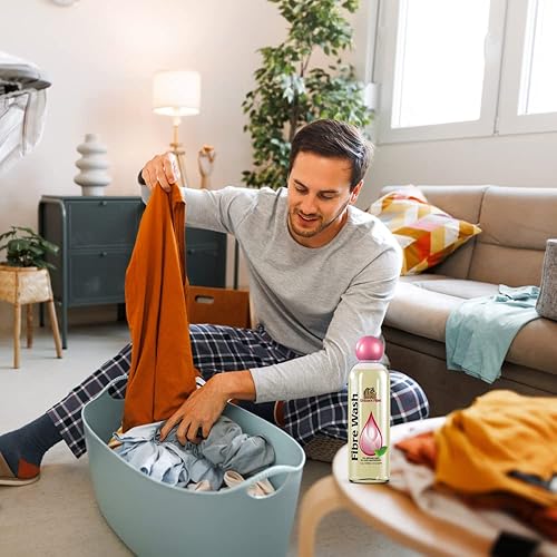 Miniatura 6 de Lavar 16 oz. Lavado diario para telas delicadas. Detergente líquido para lana, cachemira, algodón, seda, alpaca, cáñamo, tejidos, mohair, qiviut.