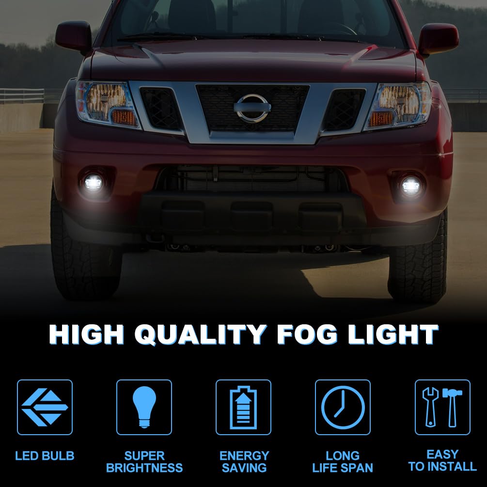 For 2016-2019 Nissan Sentra LED Fog Lamp Daytime Running Light turn signal 2PC