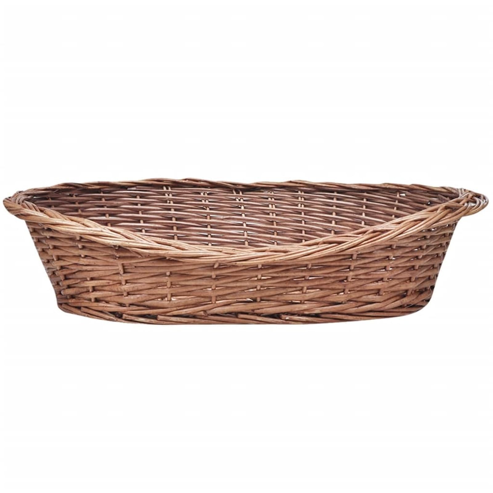 Chusui Cesto per Cani Lettino in Vimini Cesta per Cani Cesta Cane Cesto per Cani/Lettino in Vimini Naturale 70 cm