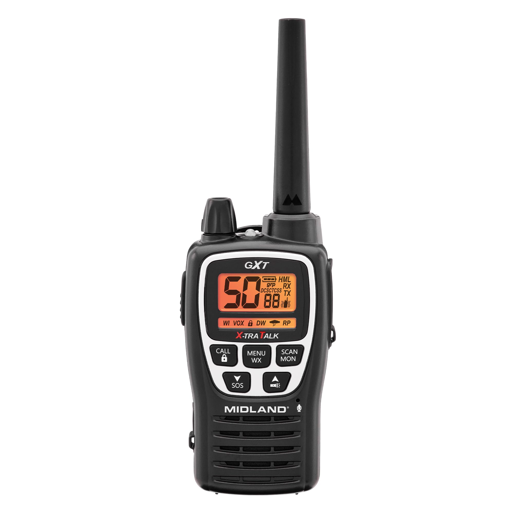 Midland GMRS Radios - 2 Pack, Black -4
