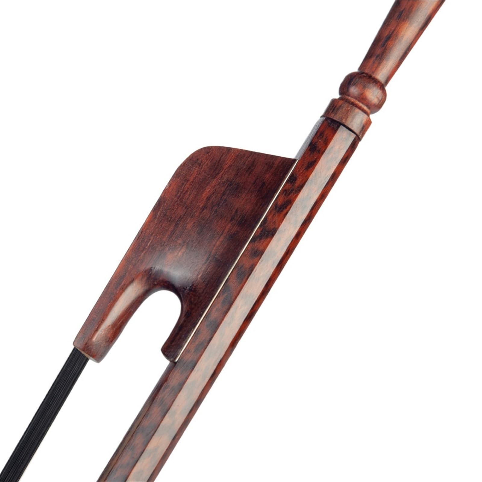 Arcos De Violín De Tamaño Completo Contrapunto Profesional De Madera Serpiente Crin Negra Carcasa Larga Para Arco Violín | Arco de violín(4/4)