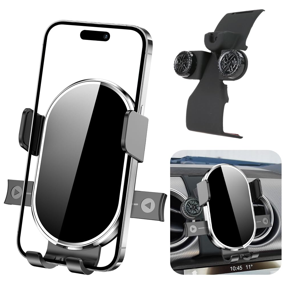 YEGZA Car Phone Holder for Ford Mustang 2016 2017 2018 2019 2020 2021 2022 2023 Auto Accessories Navigation Bracket Interior Decoration Dashboard Cell