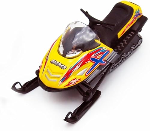 Miniatura 2 de KiNSMART Motos de nieve Die Cast Metal Modelo de juguete (negro)