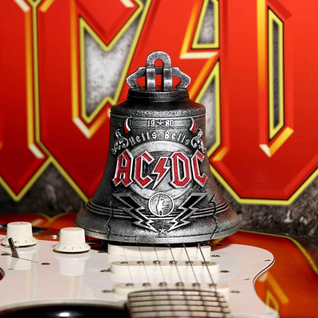 Nemesis Now ACDC Hells Bells Storage Box, Secret Compartment, Money Holder, Officially Licensed Collectible Merchandise and Gift for Rock Band Fans 13cm