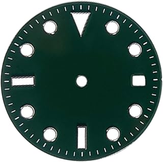 28.5mmの時計文字盤部品、2813、2836、8200、NH35 / NH36ムーブメントと互換性あり、時計修理部品、環境に優しい。,グリーン,Green