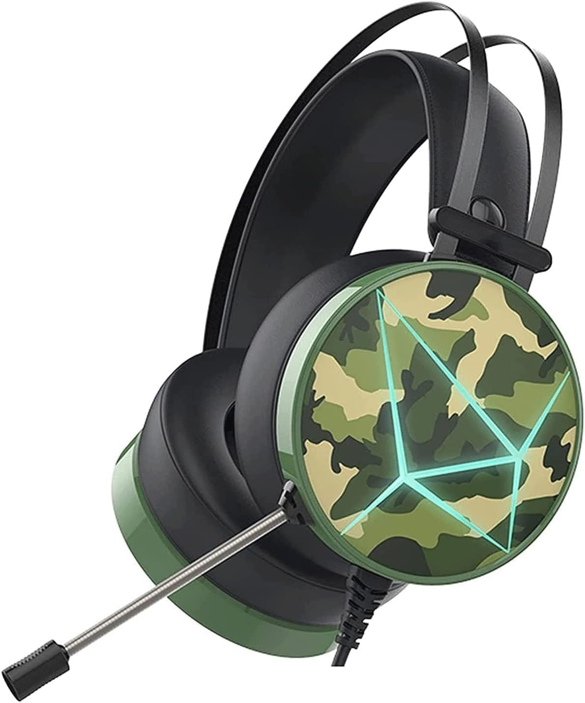 Auriculares for Juegos con Cable con micrófono - Juego de Auriculares Auriculares for Juegos Auriculares con Cable for Juegos de PC con micrófono con cancelación de Ruido for Adultos y niños