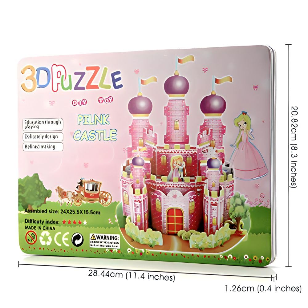 SAARA Jigsaw 3D Puzzle Toy DIY for Kids, Assembling Sheet