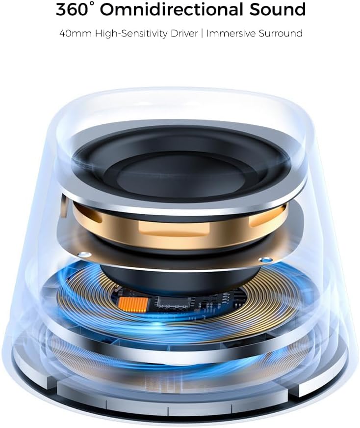 SGPC Magnetic Bluetooth Speaker & Phone Stand – Walnut Wood & Alloy Industrial Style, TWS Pairing, IPX6 Waterproof, 10H Playtime, 15W Fast Wireless Charge for Outdoor