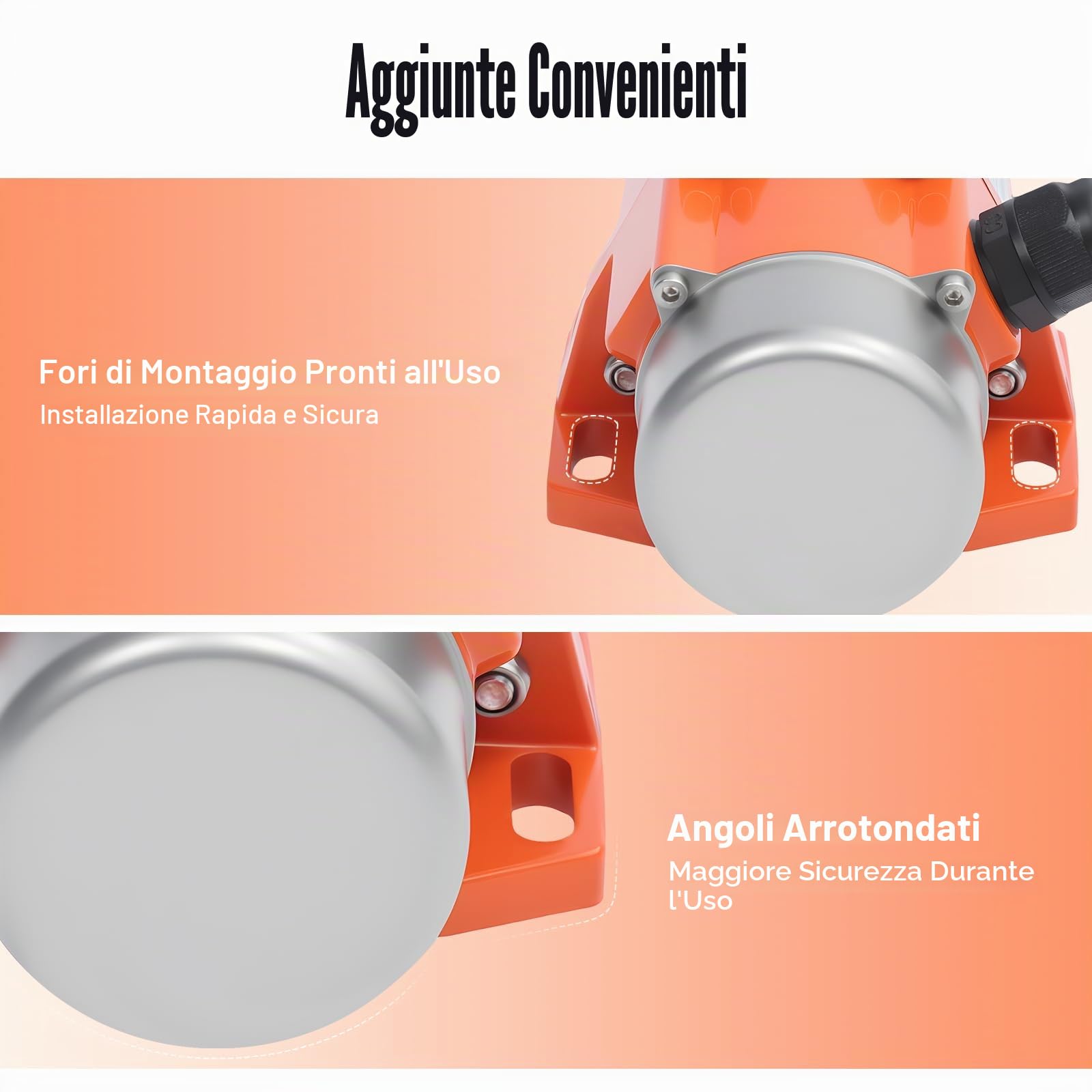 Motore a vibrazione con regolatore di velocità, 100 W, 220 V, vibratore elettrico, 3000 giri/min, motore multiuso, vibratore a basso rumore, motore vibrante per minerari, metallurgia, carbone
