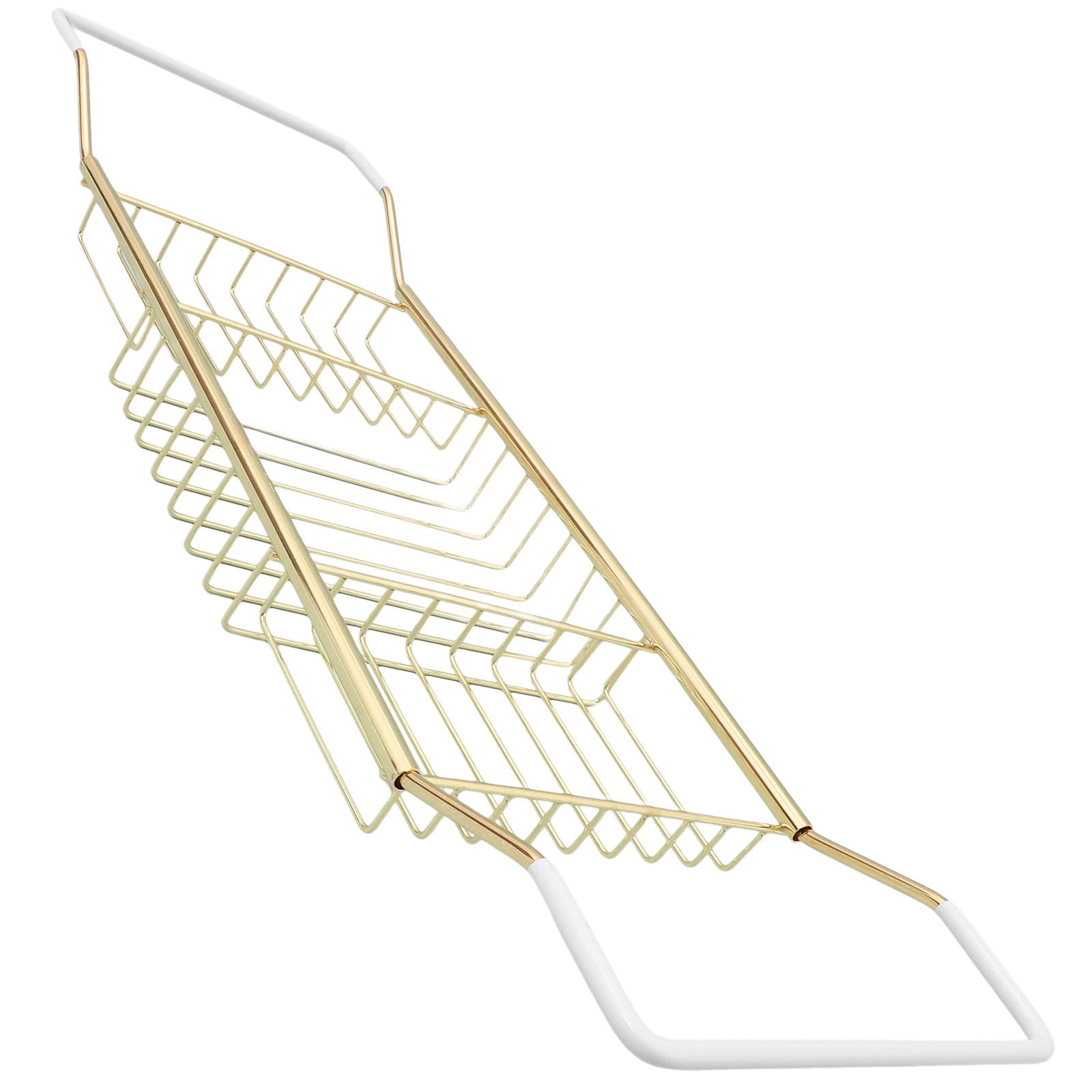 Soporte Antideslizante Inoxidable Acero de Extensible Función Portátil Diseño para Bañera, y Adecuado para Almacenamiento Baño y Ducha