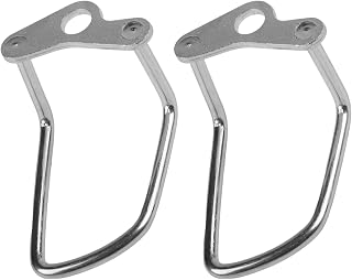 Bike Accessories Rear Derailleur Guard Rack, Stainless Steel Protector, Set Of 2(silver*2)