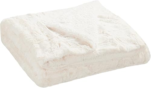 Miniatura 8 de BOON Brushed cobija de piel sintética con refuerzo de sherpa, 50 x 60 pulgadas y 60 x 80 pulgadas