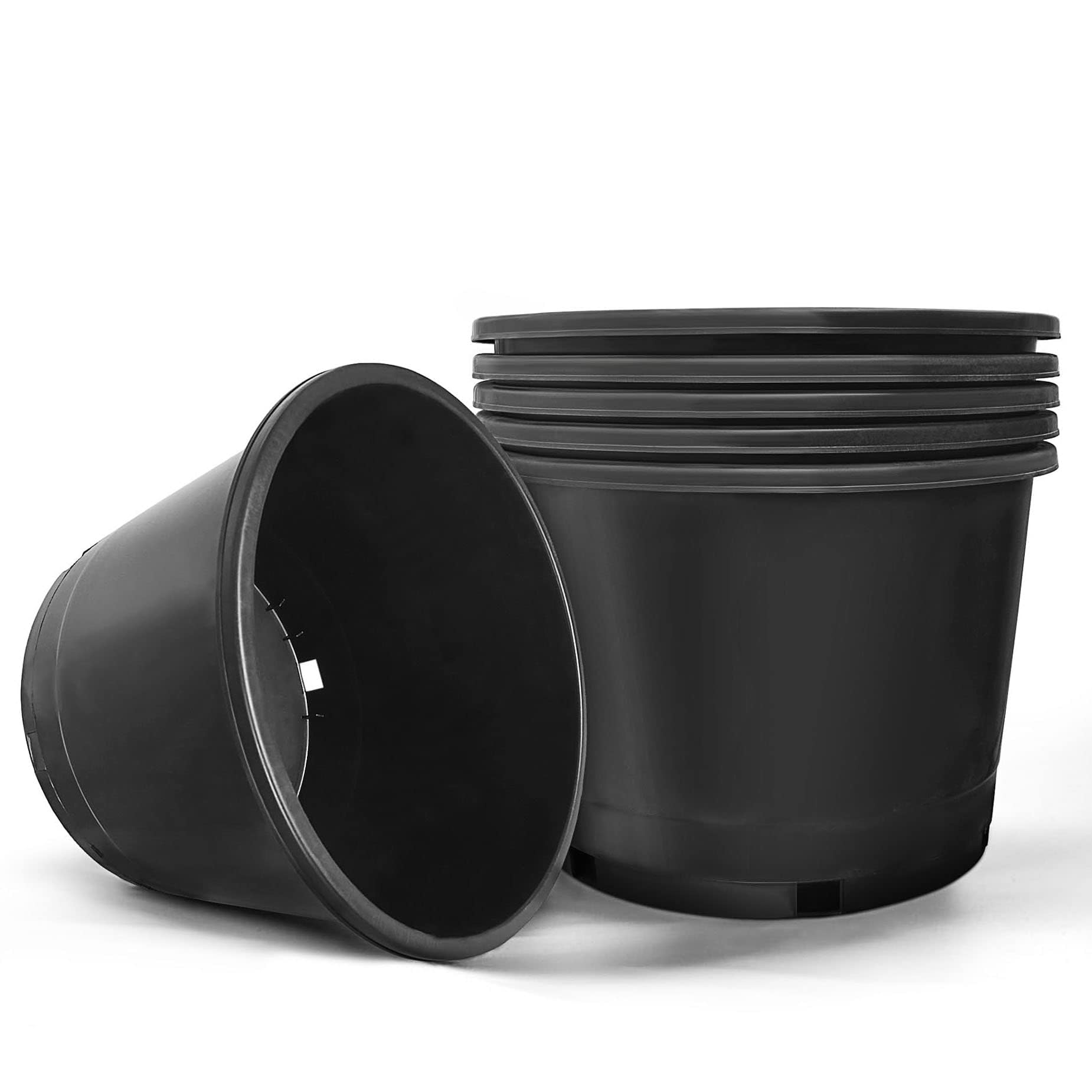 HOSTIC 10 Gallon Flexible Nursery Pots 5-Pack
