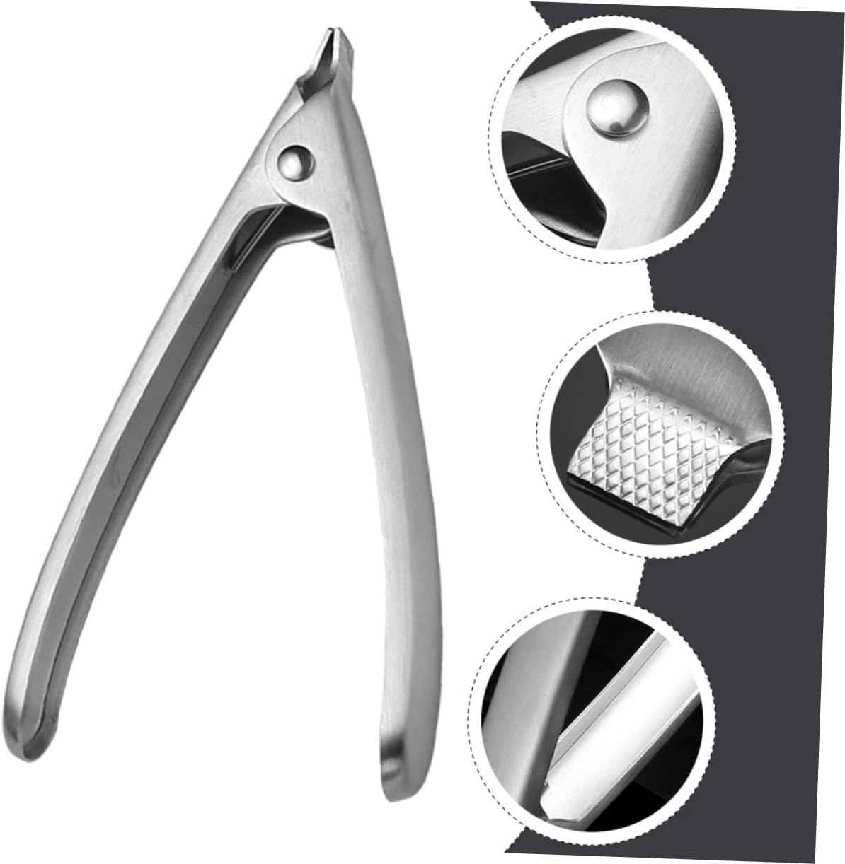 OUNONA 3pcs Stainless Steel Clam Opener Tool Ergonomic Non- Clam Clamp for Seafood Preparation or Catering Events Kitchen Gadget for Effortless Clamming