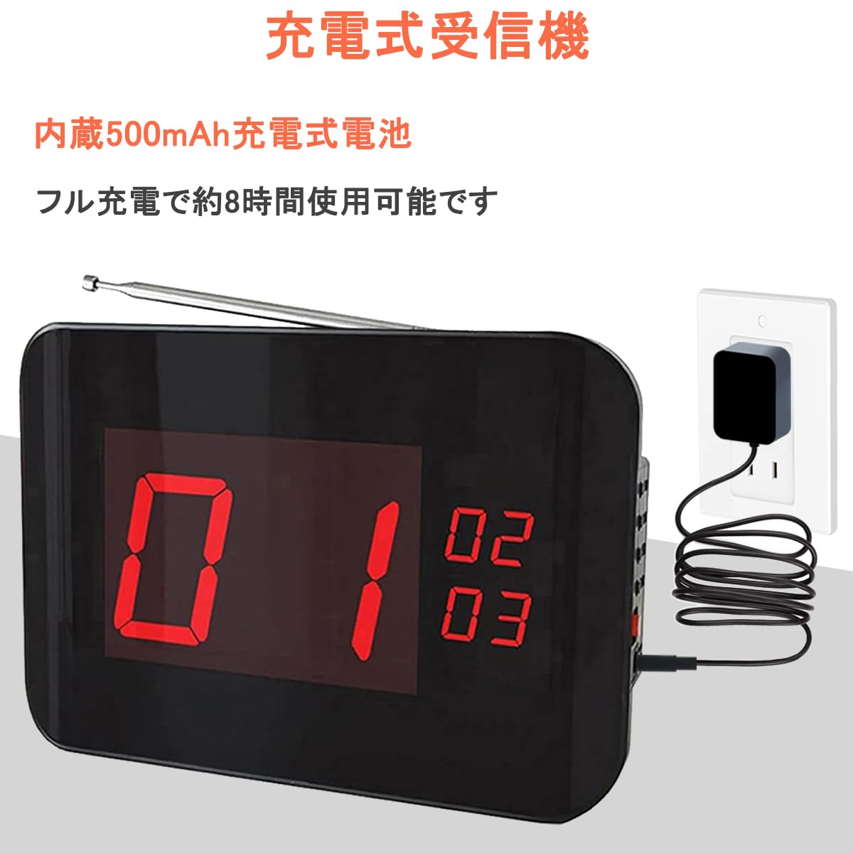 Tomarsy : 呼び出しベル TMS-127 ワイヤレス セット (本体1台 + 子機10