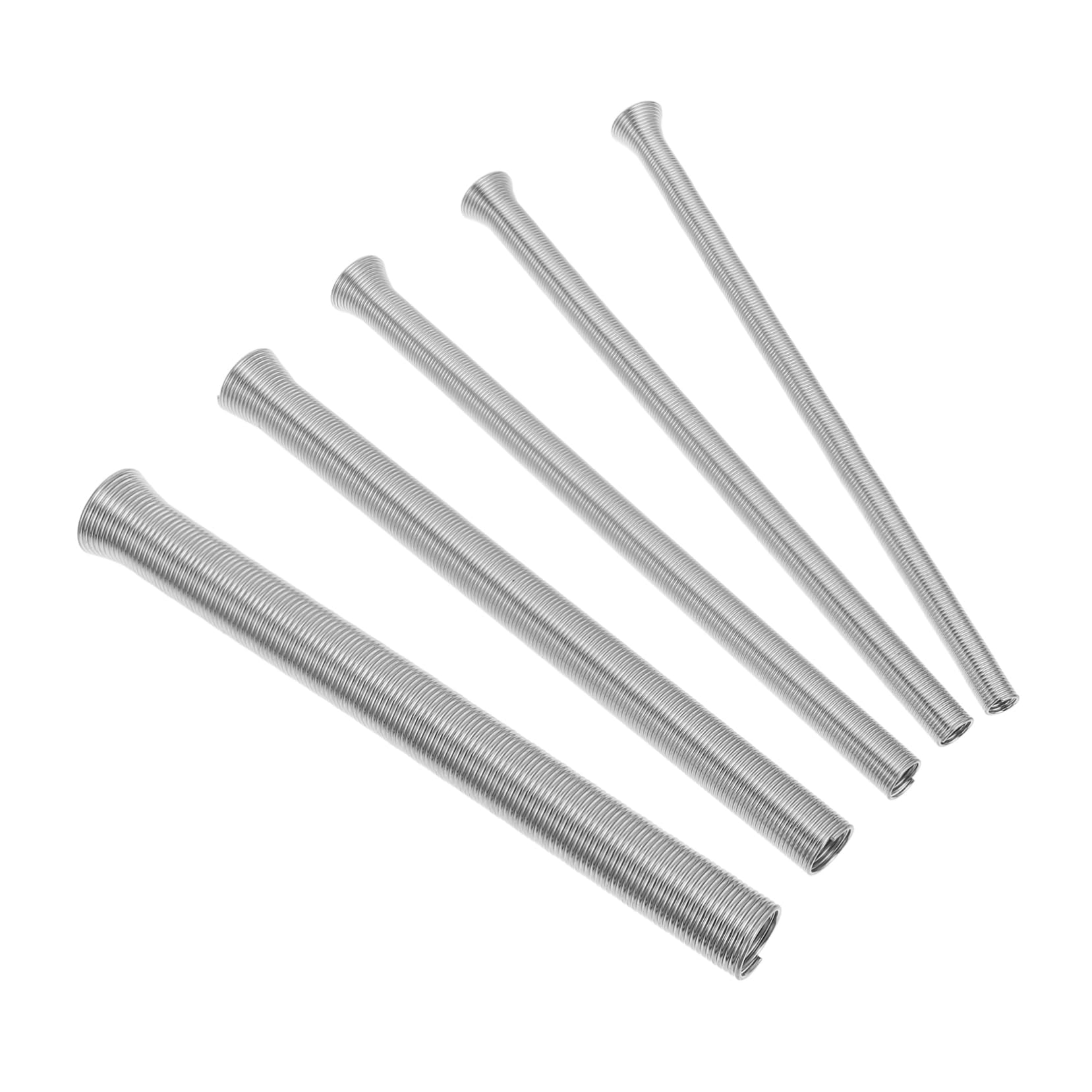 IWOWHERO 5pcs Bender Kit for Air Conditioning Elastic Steel Bender Tool for Copper and Aluminum Tubes Easy to Use Portable Bending Tool for Various