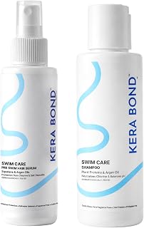 Swim Care Combo | Pre Swim Serum and Shampoo | For Swimmers and Beach Use | For Chlorine and Hard Water Exposure | For Rough and Frizzy Hair | 100ml 100ml