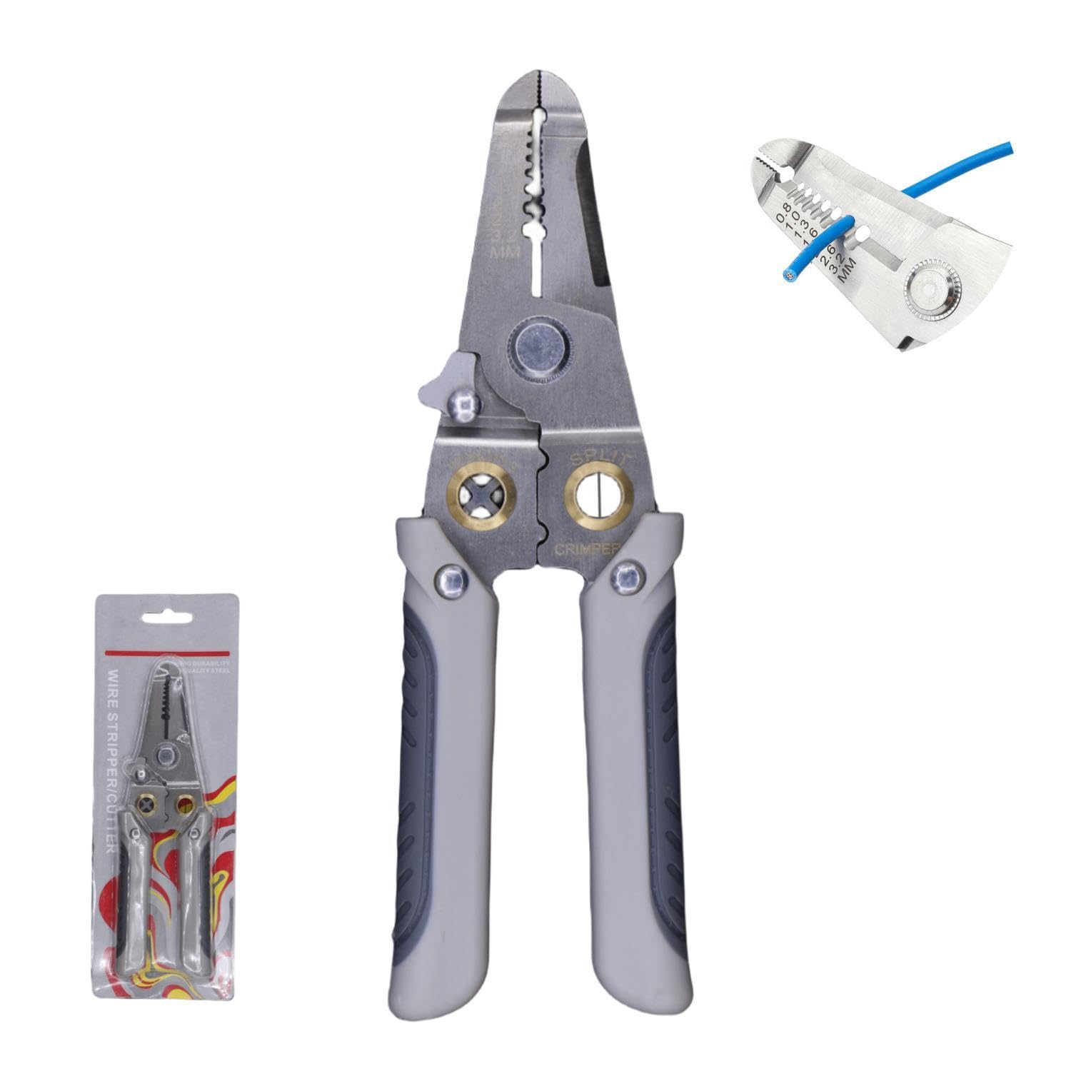 See full amazon price history chart for Xfopz Multifunction Wire Plier Tool, 6 in 1 Multi-Functional Wire Splitting Pliers, Electrical Stripping Tool for Electric Cable Stripping Cutting Cable Stripper and Crimping Xfopz Multifunction Wire Plier Tool, 6 in 1 Multi-Functional Wire Splitting Pliers, Electrical Stripping Tool for Electric Cable Stripping Cutting Cable Stripper and Crimping (B0CJQFPCV1) Amazon Price History, Amazon Price Tracker