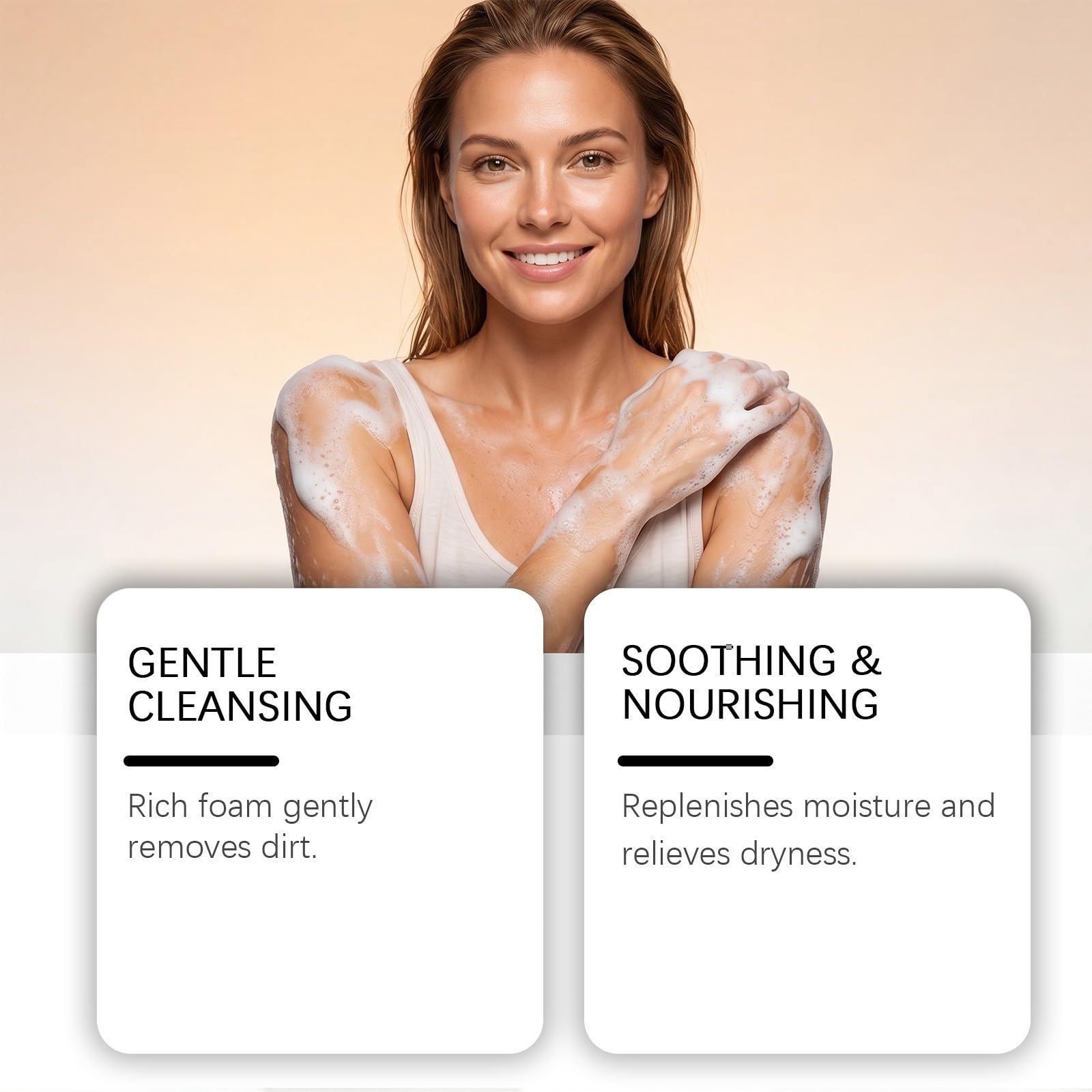 Gel Doccia Detergente Corpo Profumo Frutta Dolce Deodorante Fresco | Cura del corpo del gel doccia con estratto di cachi pulizia delicata effetto deodorante per uso quotidiano