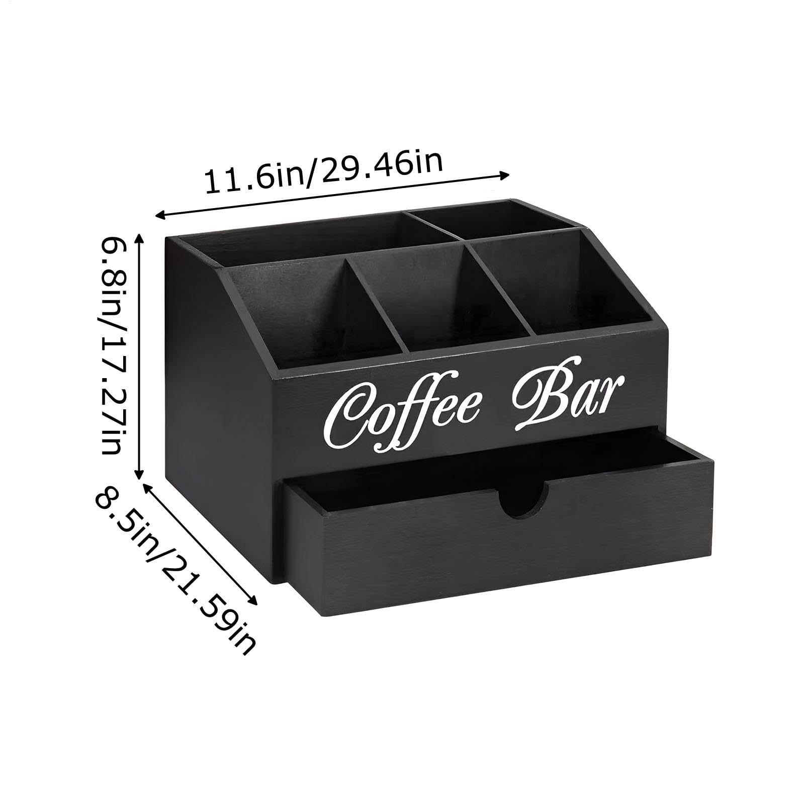 Kaffee-Bar-Zubehör-Organizer, Kaffeekorbhalter, Kaffee- und Tee-Gewürz | Aufbewahrungs-Organizer für Kaffeebar, Dessert-Shop