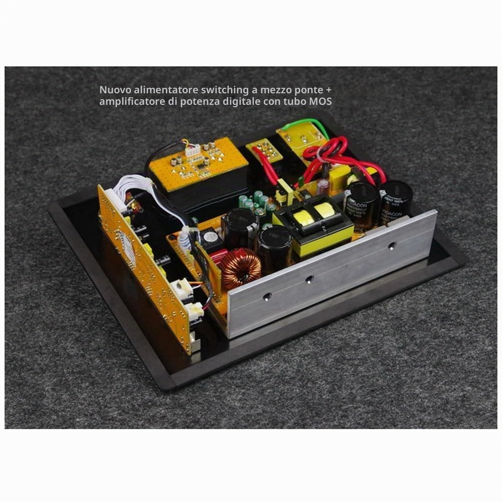 220 V HiFi Mono 350 W Subwoofer Robusta Scheda Amplificatore Digitale Pure Bass Audio Domestico Presa UE Facile da Usare