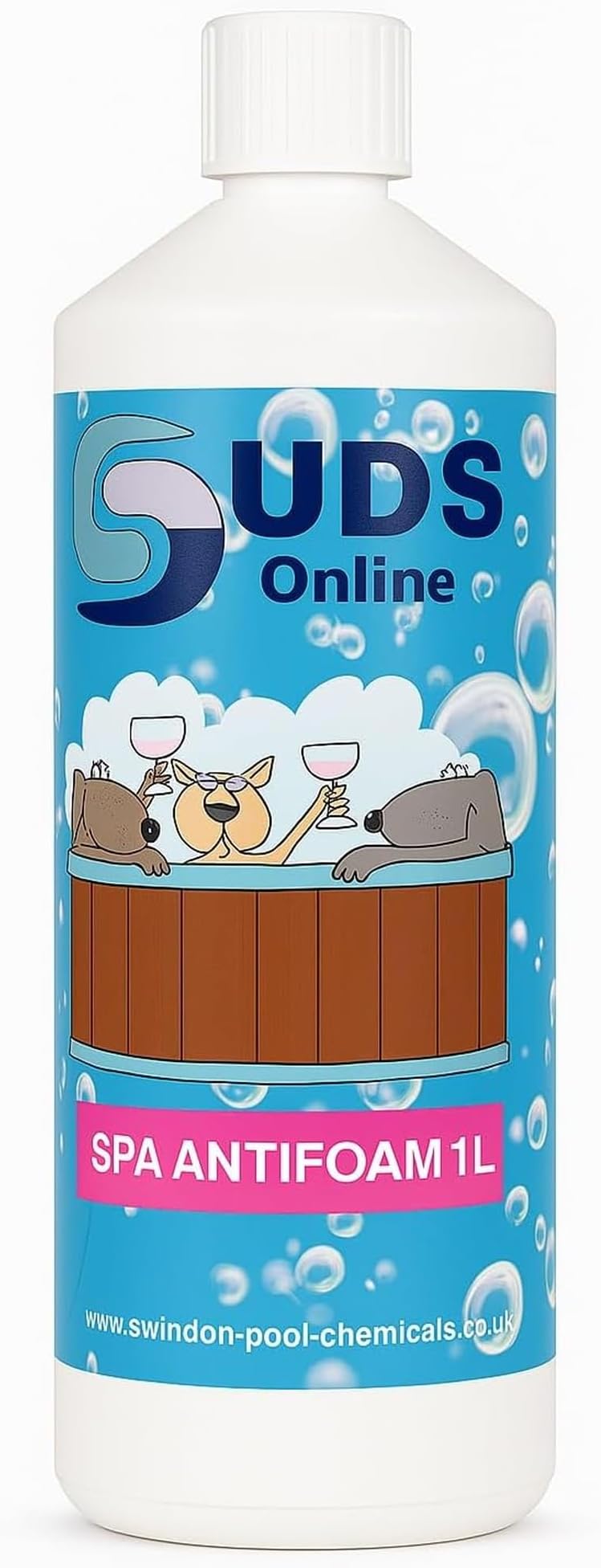 1 LITRE No Foam Away Anti Foamer Fix Foaming Chemicals Hot Tub Spa Hot tub Spas - High Concentrate