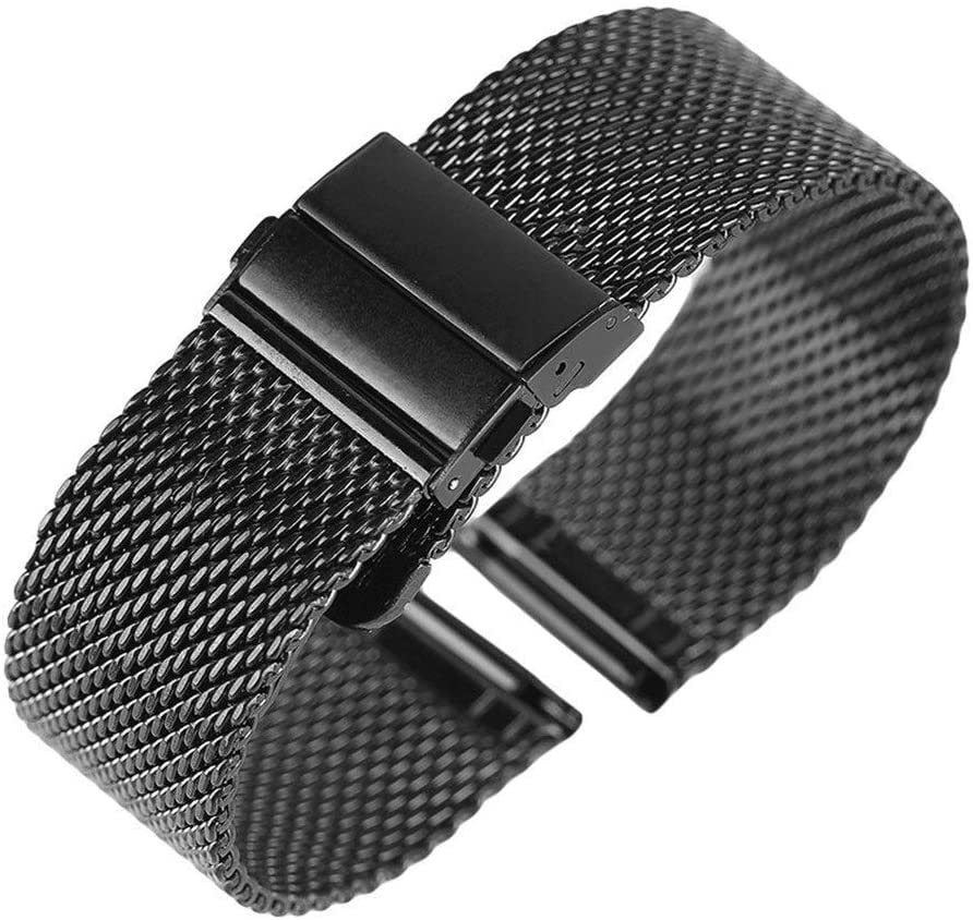 Bracelet de montre de remplacement en maille acier pour réparer montre