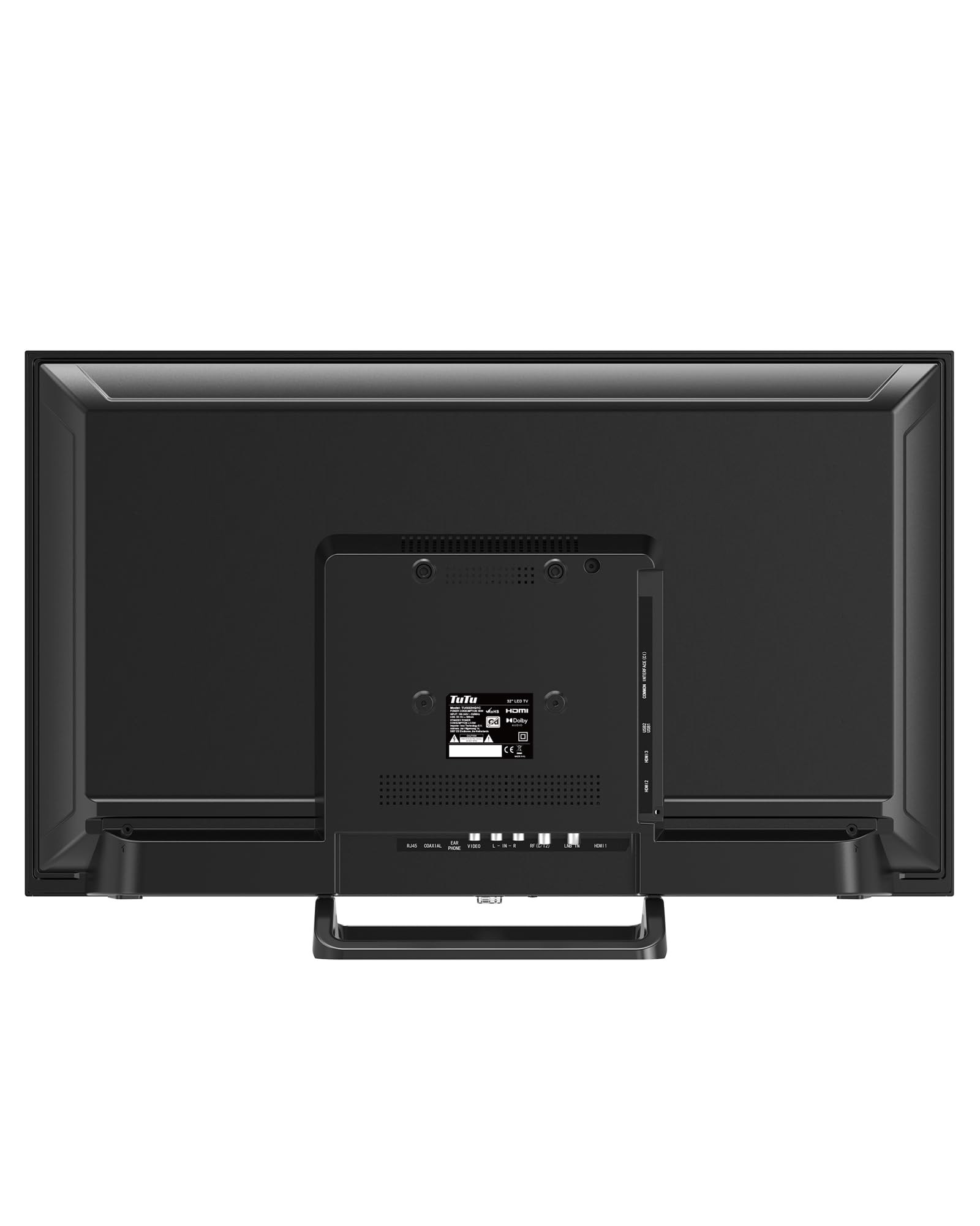 TuTu Smart TV 32 Pulgadas Led HD WiFi Bluetooth Google Televisores con Google Assistant, Google Play Store, Netflix, Prime Video, Disney+, Triple Tuner, Chromecast (TUG32HQ1C, 2025)