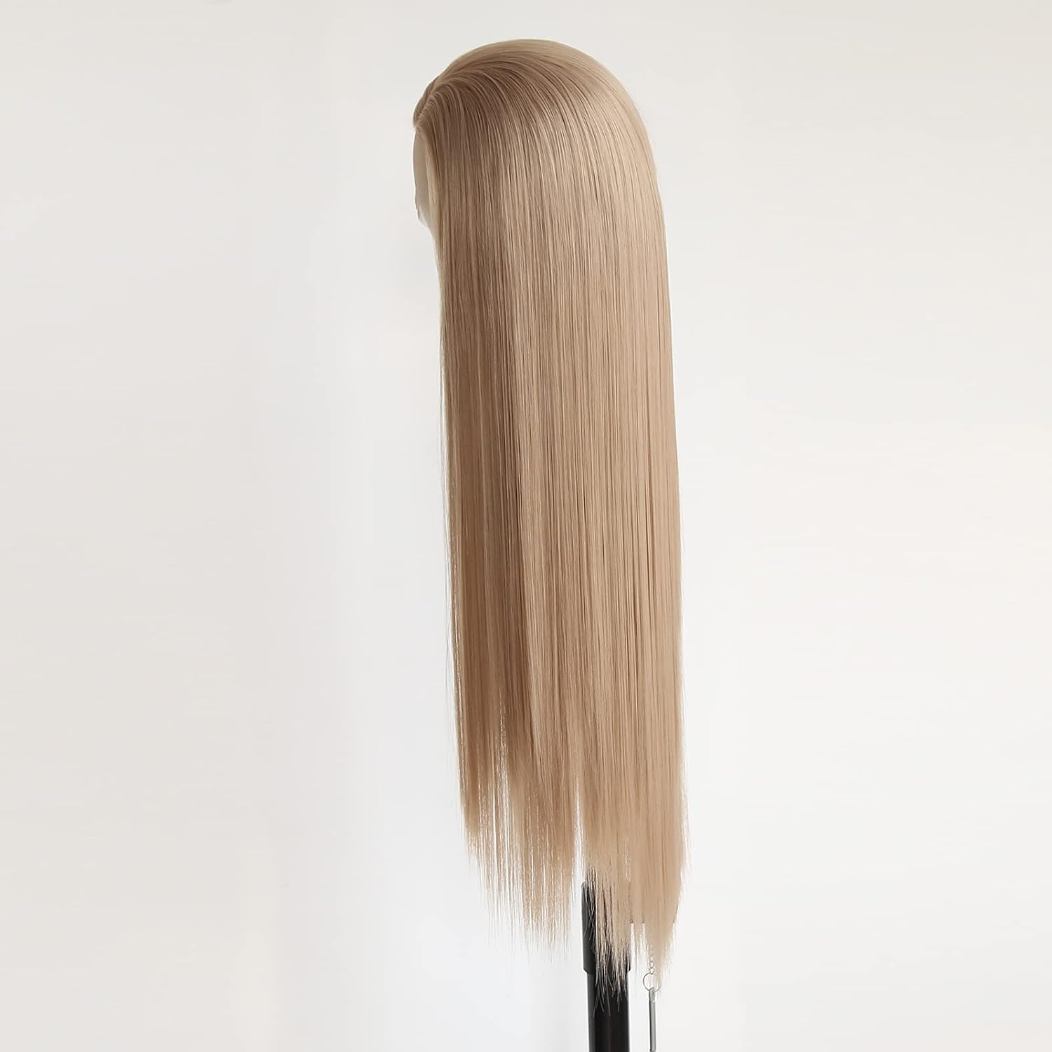 Towarm Honey Blonde Light Brown Wig Long Straight Honey Brown Synthetic Lace Front Wigs Pre Plucked Natural Hairline with Baby Hair for Black Women Hand Tied Cosplay Daily Wear Wig (Honey Blonde) - Image 4
