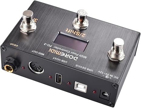 MIDI Foot Controller (FC-3) MIDI Controller Designed That Can Be Used for Foot Control