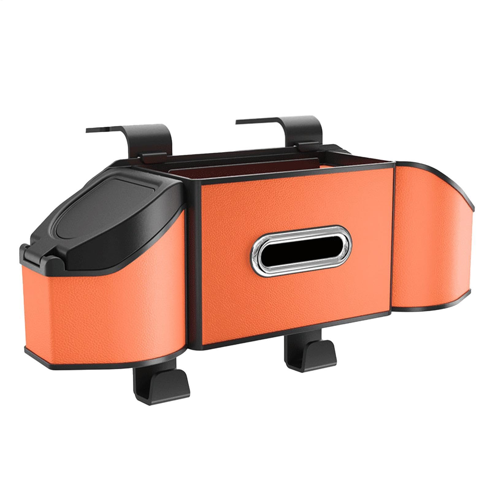Borsa organizer per sedile posteriore per auto, impermeabile, in pelle PU | Organizer pieghevole multiuso per sedile auto multi-tasca accessori per auto