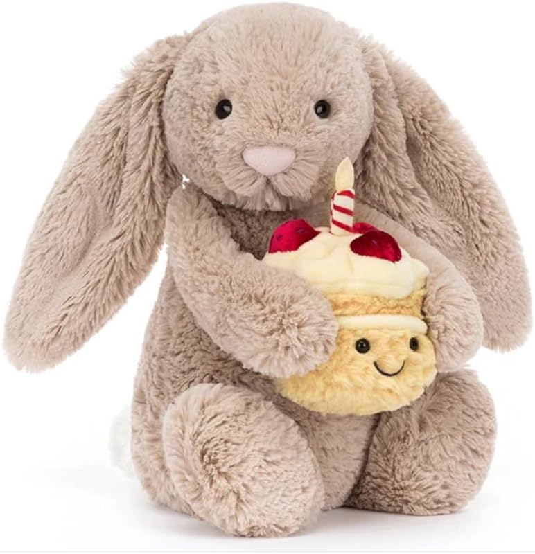 Bashful Beige Bunny 'Birthday'