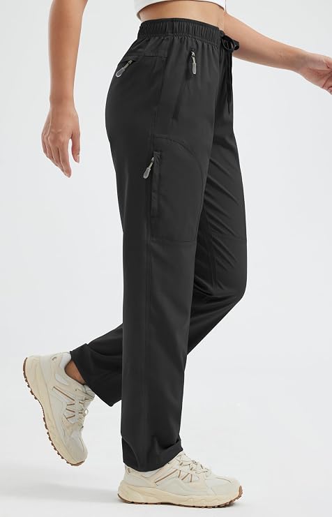 Libin Women's Hiking Pants Lightweight Quick Dry Cargo Pants Casual Safari Work Travel Outdoor Clothes