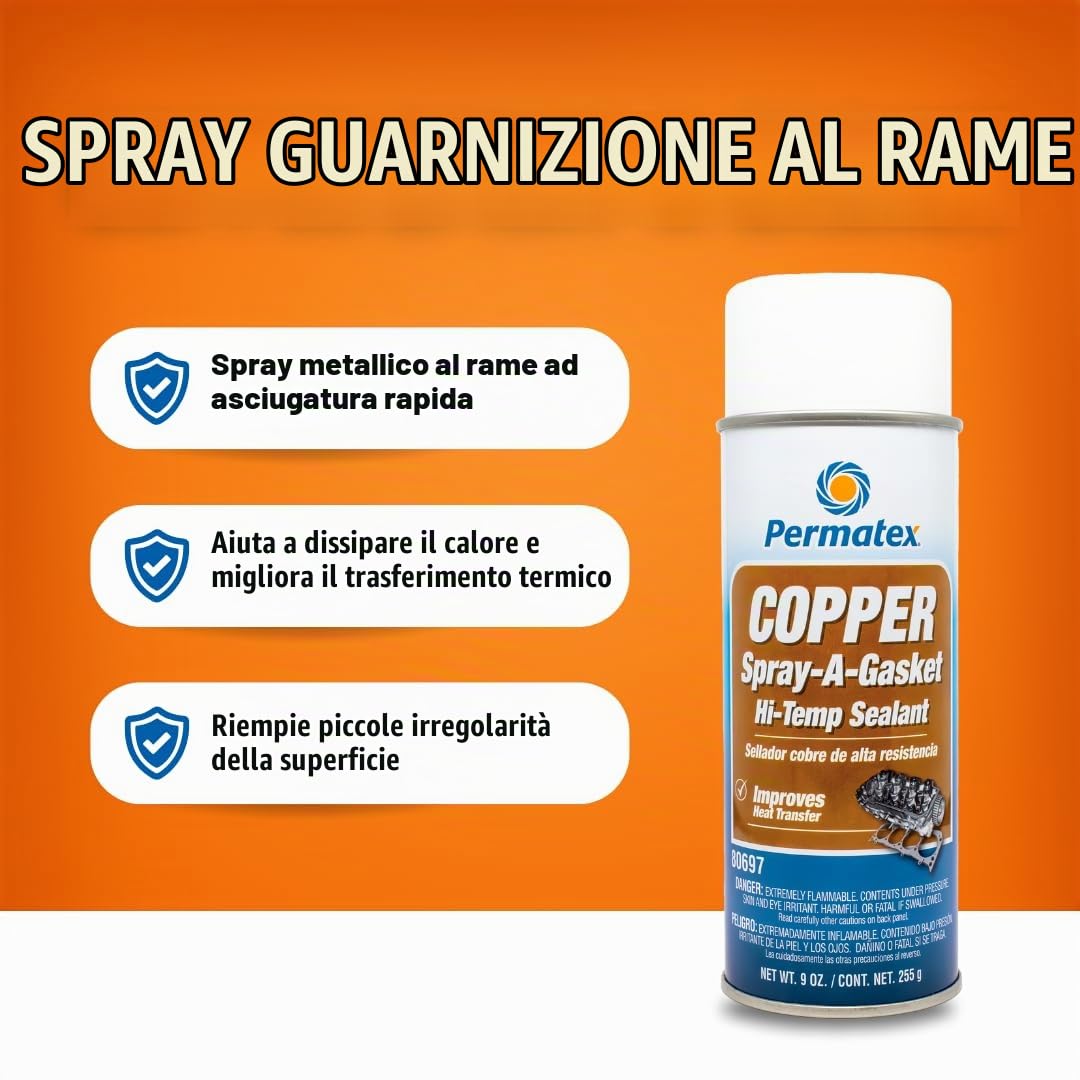 PERMATEX INC. 80697 COPPER SPRAYAGAS