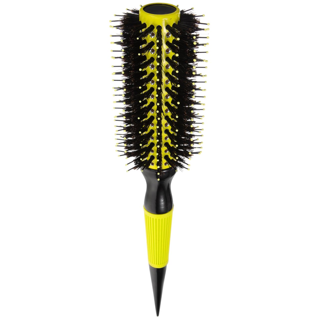 FOMIYES Anti-Slip Handle Curly Hair Brush 10.62 Inch Round Roll Brush with Soft Bristle for Effortless Styling Travel & Home Use