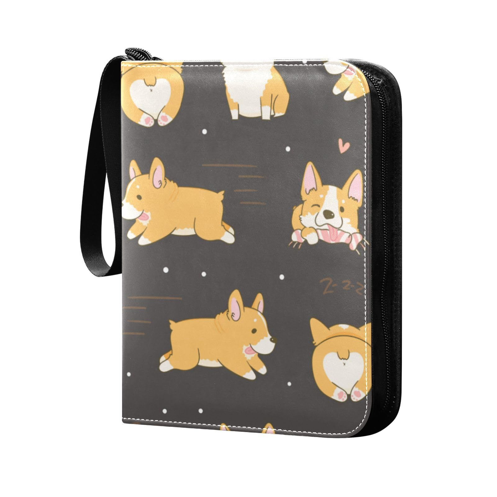 Corgi Cute Dogs Card Binder 400 Pockets Trading Card Storage Binder Album  with Sleeves Zipper Card Collection Holder Folder for Game Card Sport Card  Sleeved Card : Amazon.ca: Toys & Games