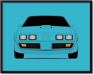 CUSTOMIZABLE COLOR: Pontiac Firebird Trans Am (1979-1981) Inspired Poster Print Wall Art Decor Handmade (Unframed)