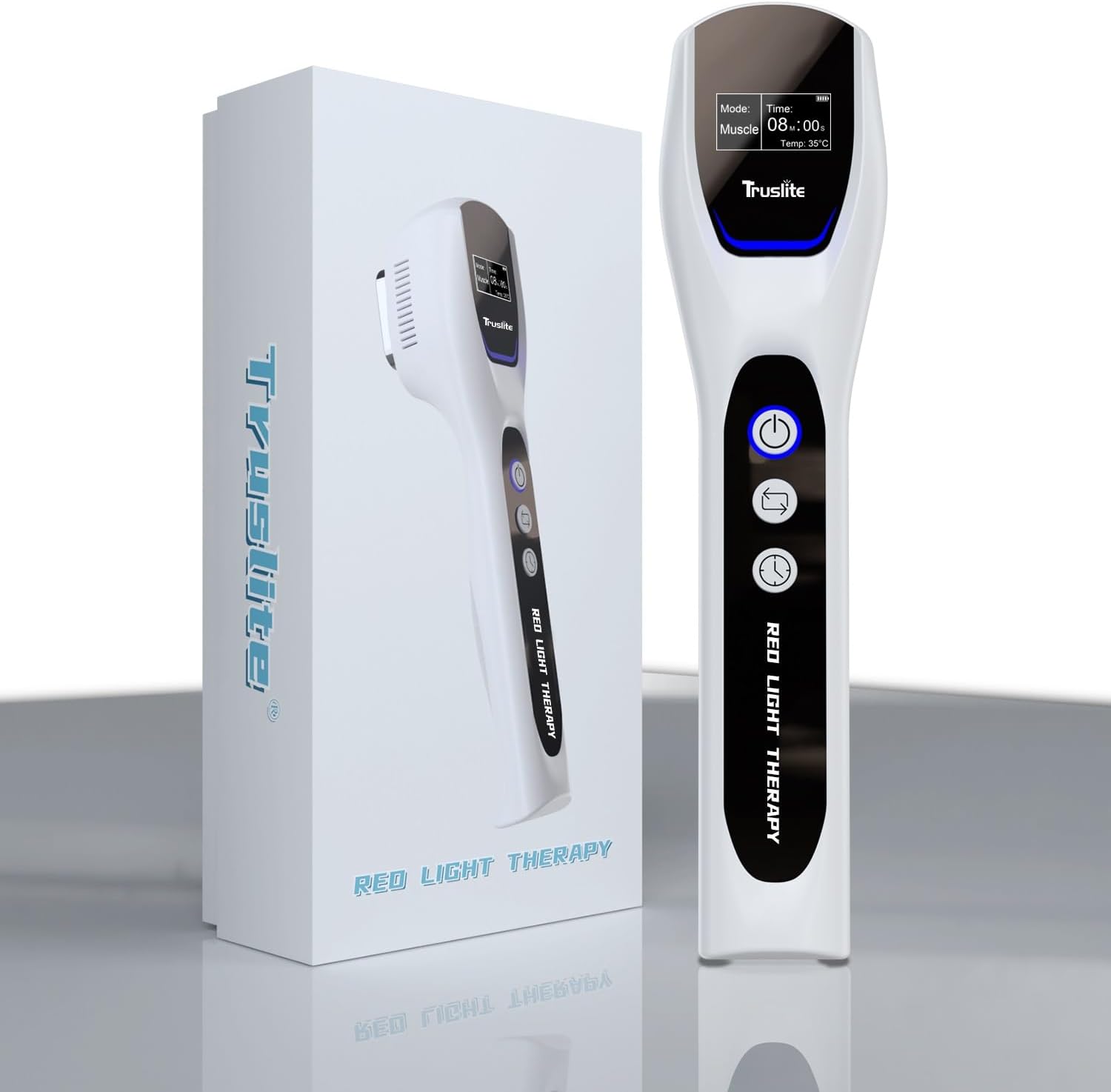 Pet Red Light Therapy Device for Dogs & Cats, Deep Penetrating Dual-Wavelength LED, 16 Red Chips and 16 Infrared Chips for Pain Relief, Healing, Arthritis – Handheld Vet-Grade Home Use