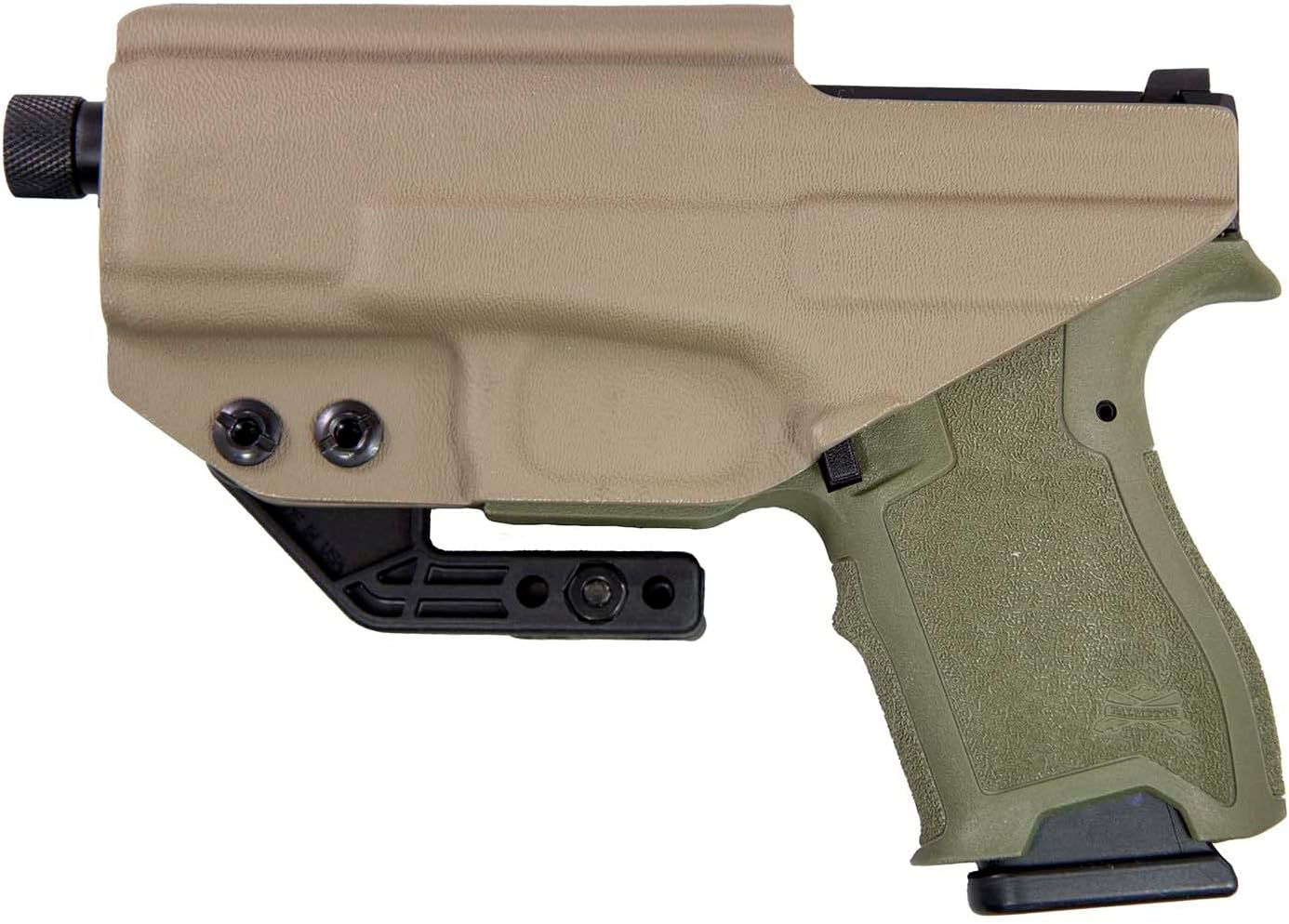 FDO Industries IWB Kydex Holster Compatible with PSA Dagger Compact -Discreet Carry Concepts 1.5" Metal Monoblock Gear Clip - Optic Cut - The Paladin Series - Made in USA