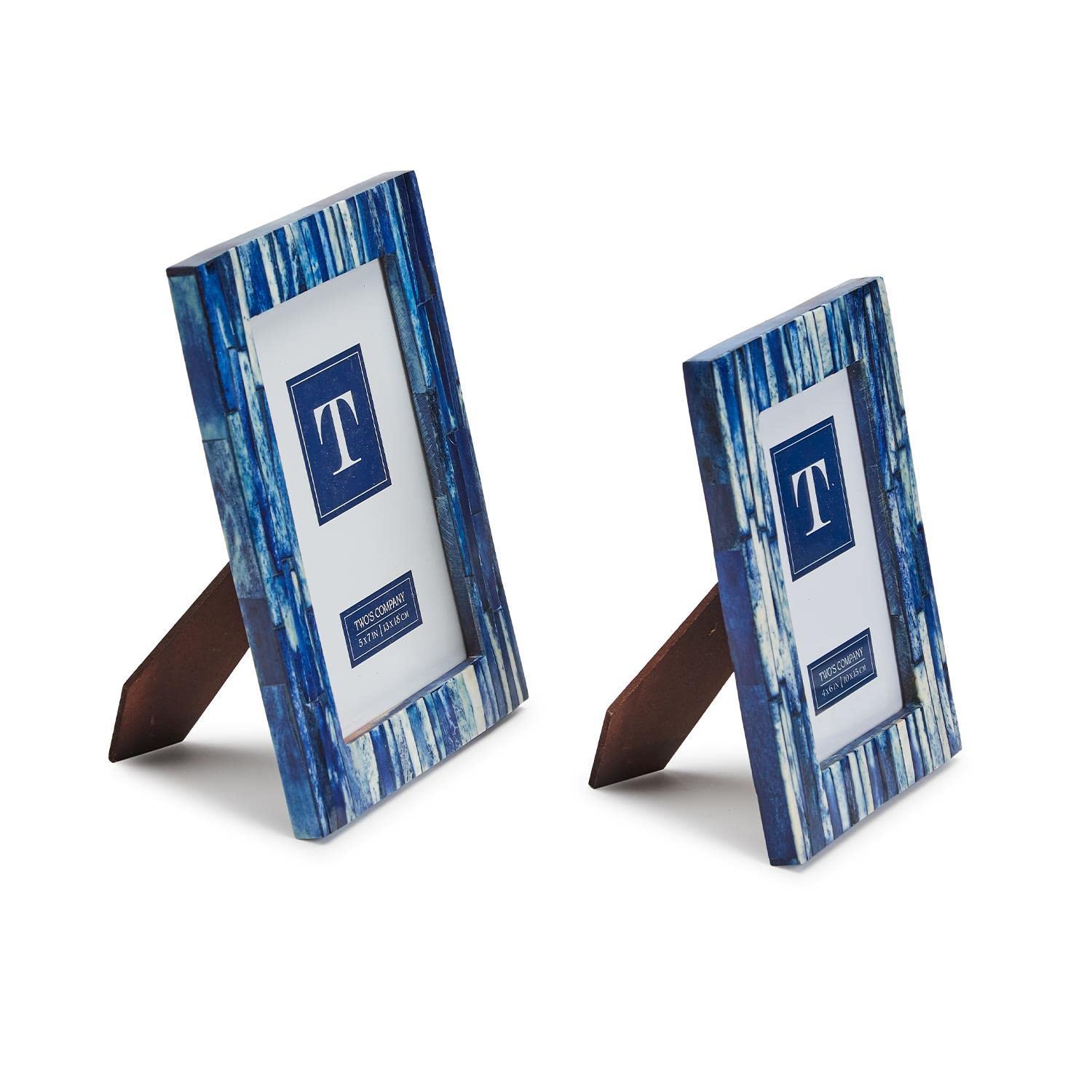 Two's Company 8" X 10" Bone Mosaic Photo Frame 9 thumbnail image