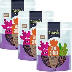 Kit com 3 Pacotes de Mini Penne de 200g cada - Casarão Kids