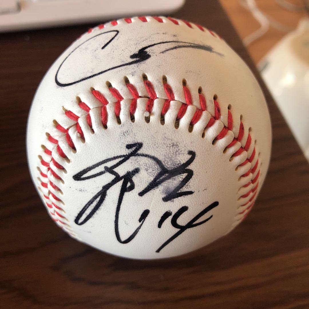 カープ 大瀬良選手 直筆サインボール