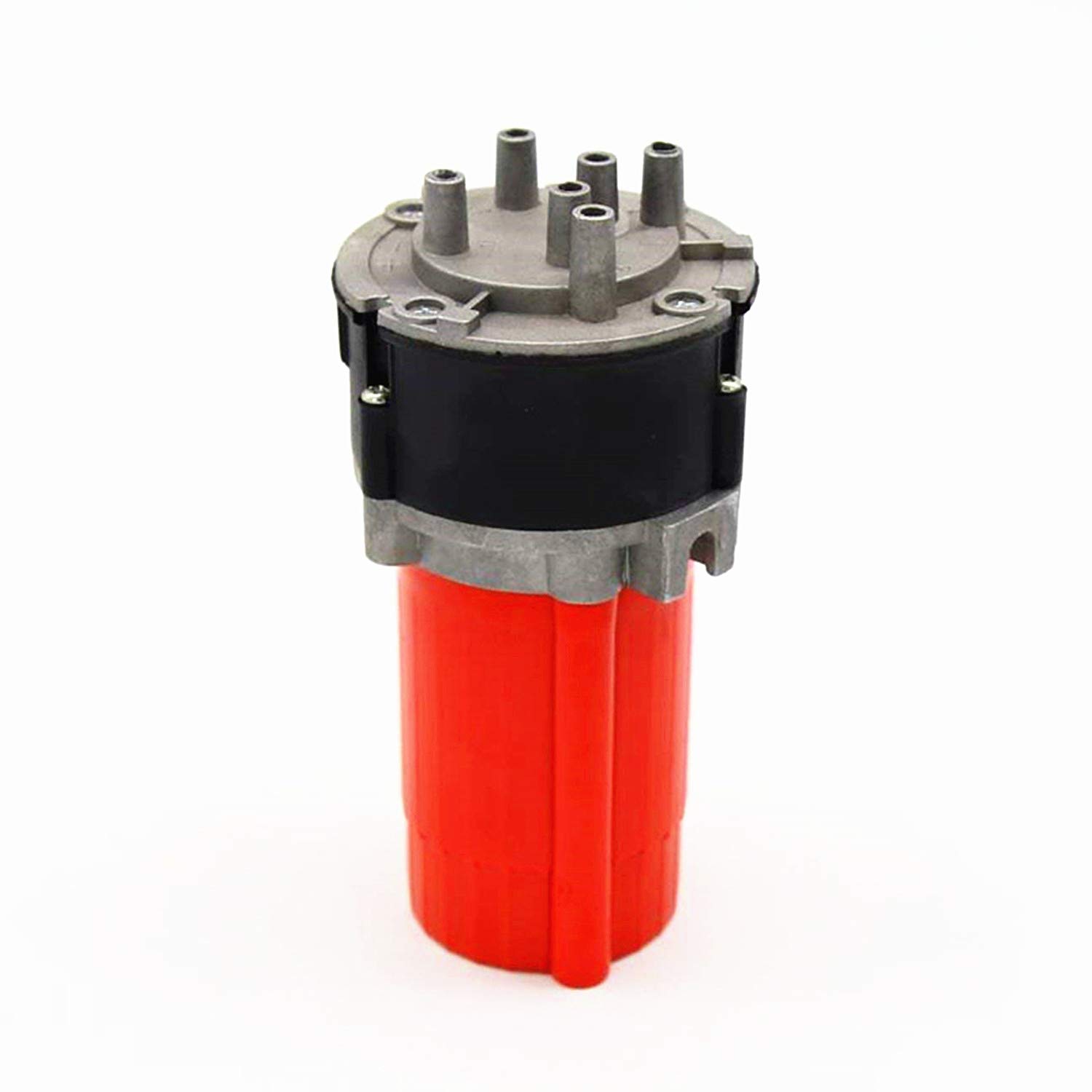 Tromba Musicale Strumento a cinque tubi avvisatore acustico Clacson Multi-frequenza suono rosso pompa aria personalità 12V Music Car Horn150DB altoparlante a tromba fischio clacson corno