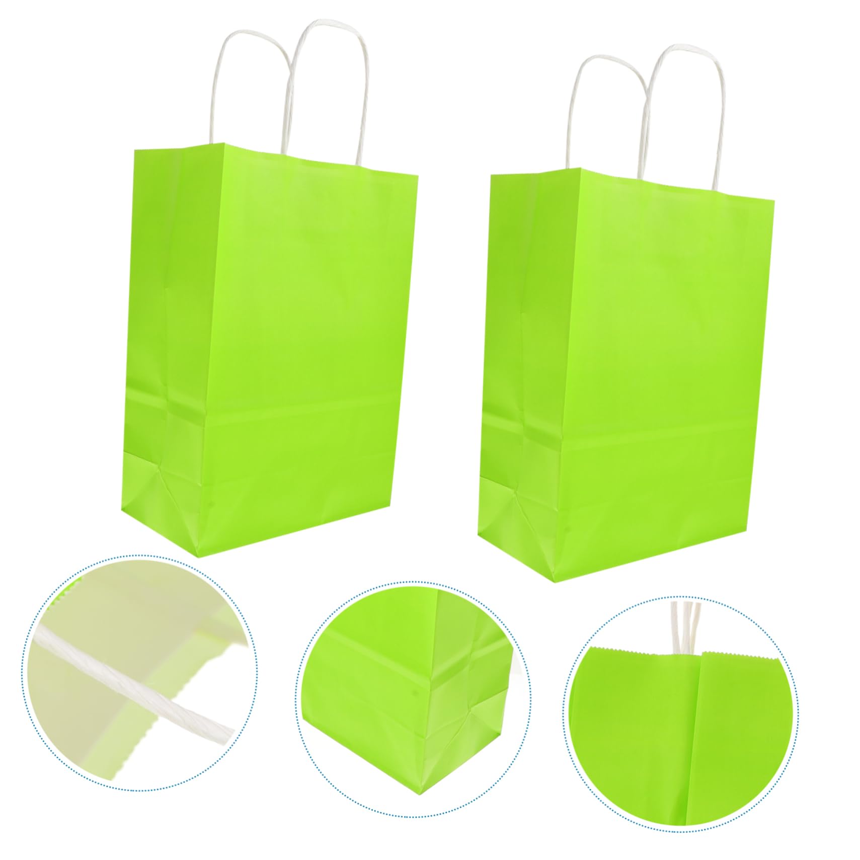 Homoyoyo 24 Piezas Bolsas de Obsequio de Papel Bolsas de Papel Pequeñas con Asas para Fiestas de Cumpleaños Contenedor de Dulces Regalos de Fiesta