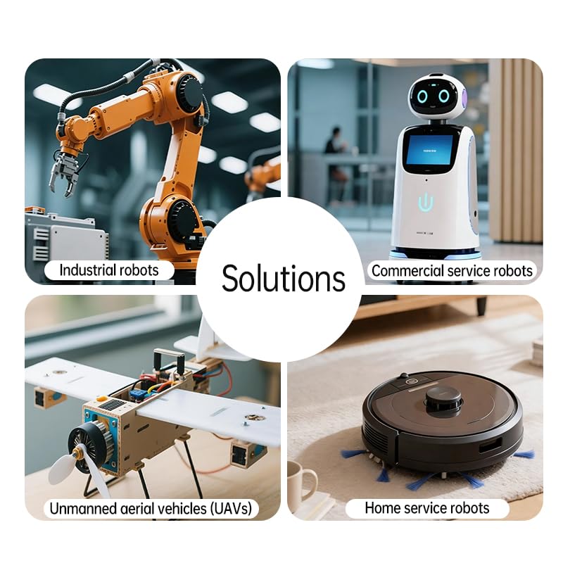 MENGJIE STL-19P 360 Degree LiDAR Scanner, 12M Radius TOF Laser Distance Sensor with 5000Hz Sampling Rate, DToF Lidar Module Kit for ROS, Raspberry Pi, Arduino, Robot SLAM Mapping and Navigation