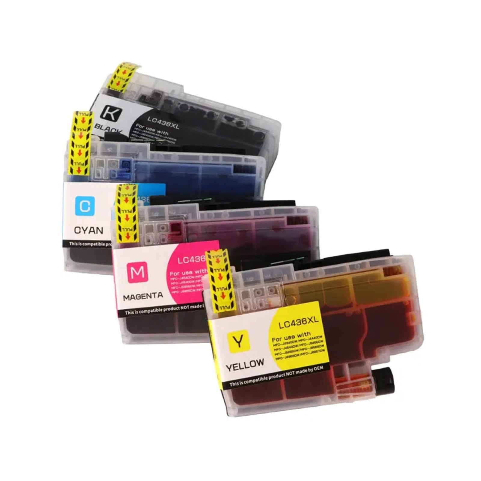 Cartuchos de Tinta LC436XL compatibles con Brother MFC-J4340DW J4540DW | MFC-J5855DW J5955DW J6555DW, capacidad XL, consumibles for impresora(AU NZ 3set)