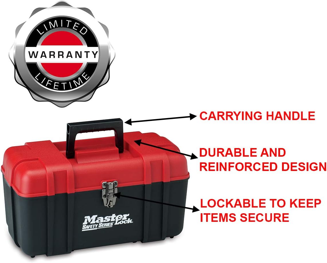MASTER LOCK Lockout Tool Box,Unfilled,Tool Box