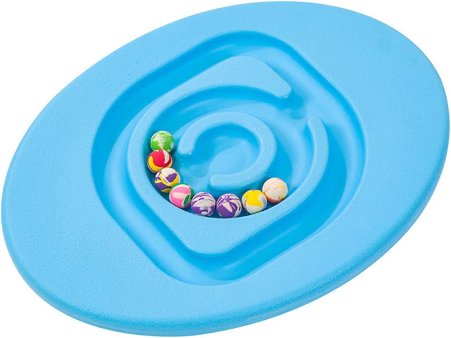 Children Maze Balance Board, Children Snail Balance Board Conduct Perception Training for Indoor Play (Sky Blue)
